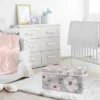 Sweet Jojo Designs Girl Fabric Storage Toy Bin Watercolor Floral Grey And Pink -Smart Baby Decor GUEST 024ad095 f4a3 4a83 b6f5 f6d94d1e0cf4