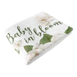 Sweet Jojo Designs Girl Baby Milestone Blanket Watercolor Magnolia Green And Ivory -Smart Baby Decor GUEST 044b7fe2 795c 4bd8 b49e c247578fff38