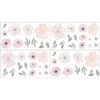 Sweet Jojo Designs Girl Wall Decal Stickers Art Nursery Décor Watercolor Floral Pink And Grey 4pc -Smart Baby Decor GUEST 09527d8b 2ff3 482f 9882 190da884c83a