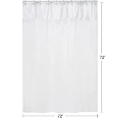 Sweet Jojo Designs Shower Curtain 72in.x72in. Eyelet White -Smart Baby Decor GUEST 0a6f8d60 f25b 4a2c a6ab 1473a3277b87
