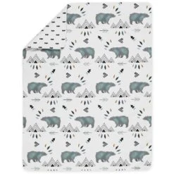Sweet Jojo Designs Boy Toddler Bedding Set Bear Mountain White And Blue 5pc -Smart Baby Decor GUEST 0f3cf3f8 e3c7 428a a8ad 4b94a6886142
