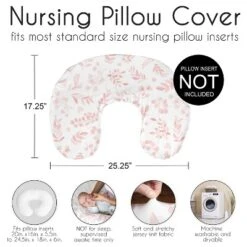 Sweet Jojo Designs Girl Support Nursing Pillow Cover (Pillow Not Included) Botanical Pink And White 12 Sweet Jojo Designs Girl Support Nursing Pillow Cover (Pillow Not Included) Botanical Pink And White -Smart Baby Decor GUEST 10c4c205 0416 4465 8ec5 fcb2124ef82b