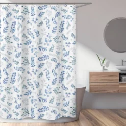 Botanical Leaf Shower Curtain - Sweet Jojo Designs
