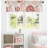 Sweet Jojo Designs Window Valance Treatment 54in. Peony Floral Garden Pink And Ivory -Smart Baby Decor GUEST 1109c6c2 e051 4690 a5c0 a528c3c77e6f