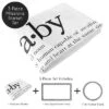 Sweet Jojo Designs Gender Neutral Unisex Baby Milestone Blanket Dictionary Black And White -Smart Baby Decor GUEST 12b69b50 ba2a 4e9e 98ed a78d43996b3c