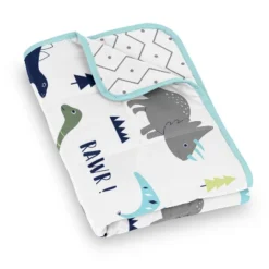 Sweet Jojo Designs Boy Toddler Weighted Blanket 5lbs. For Kids Mod Dinosaur Blue And Green -Smart Baby Decor GUEST 15cecc13 1dcc 4e9f 80ae 4c9e2e6060c6