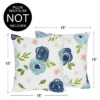 Sweet Jojo Designs Set Of 2 Decorative Accent Kids' Throw Pillows 18in. Watercolor Floral Blue Pink And White -Smart Baby Decor GUEST 180d1e5a e1d3 408f 981f 647c3540a76e
