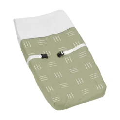 Sweet Jojo Designs Boy Or Girl Gender Neutral Unisex Changing Pad Cover Boho Hatch Green And White -Smart Baby Decor GUEST 1859de65 056f 40be 9f50 719fc045b508