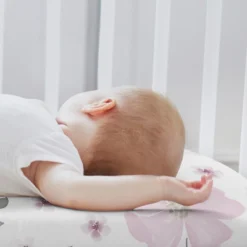 Sweet Jojo Designs Girl Baby Bassinet Fitted Sheets Set Watercolor Floral Purple Pink And Grey 2pc -Smart Baby Decor GUEST 1b9cf3e1 353b 4e37 8d83 33d7053416d5