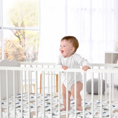 Sweet Jojo Designs Fitted Crib Sheet - Woodland Animals 3 Sweet Jojo Designs Fitted Crib Sheet - Woodland Animals