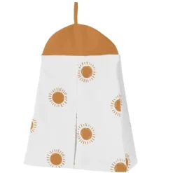 Sweet Jojo Designs Baby Crib Bedding Set - White And Pumpkin Boho Sun Collection 4pc -Smart Baby Decor GUEST 248ec7ae 1bfc 4304 99d2 3a21f48da041