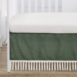 Sweet Jojo Designs Unisex Baby Crib Bed Skirt Diamond Tuft Green And Ivory -Smart Baby Decor GUEST 27f1555f e850 4df9 a6e3 3c492174f258