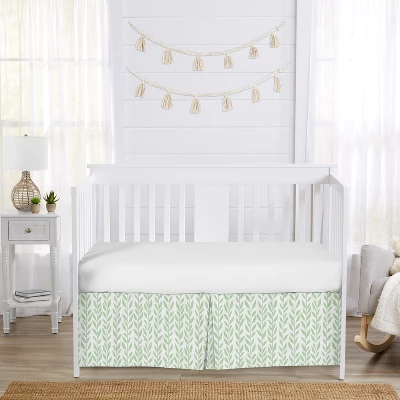 Sweet Jojo Designs Girl Baby Crib Bed Skirt Sunflower Green And White 3 Sweet Jojo Designs Girl Baby Crib Bed Skirt Sunflower Green And White
