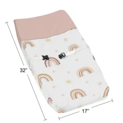 Sweet Jojo Designs Girl Changing Pad Cover Boho Rainbow Collection -Smart Baby Decor GUEST 39e226d1 764a 48cf bf8f ca8fae2a258e