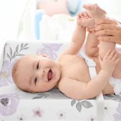 Sweet Jojo Designs Girl Changing Pad Sheet Watercolor Floral Purple Pink And Grey -Smart Baby Decor GUEST 3f87f3dc e53e 458b ae07 5a6e0d63d464