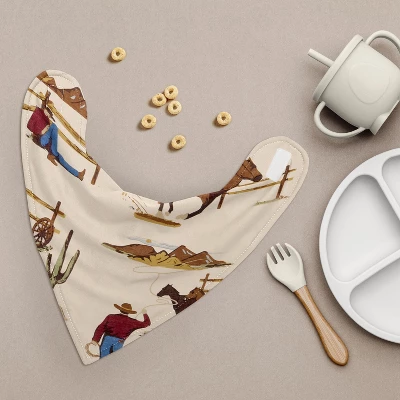 Sweet Jojo Designs Boy Fabric Baby Bibs Wild West Collection 3pc 3 Sweet Jojo Designs Boy Fabric Baby Bibs Wild West Collection 3pc