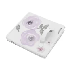 Sweet Jojo Designs Fabric Storage Bins Set Watercolor Floral Purple Grey And Pink -Smart Baby Decor GUEST 42a45e8e 5739 4305 a649 126b8aab9778