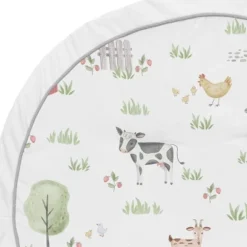 Sweet Jojo Designs Boy Or Girl Gender Neutral Unisex Baby Tummy Time Playmat Farm Animals -Smart Baby Decor GUEST 4325971e 7fea 4eaf 80e5 c63042d440b5