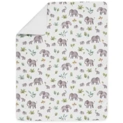 Sweet Jojo Designs Gender Neutral Unisex Toddler Bedding Set Watercolor Elephants Grey Green And Blue 5pc -Smart Baby Decor GUEST 448d6109 b84f 4513 b4b8 4693349acbb2