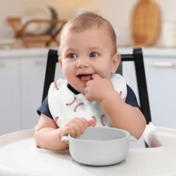 Sweet Jojo Designs Boy Fabric Baby Bibs Baseball Patch White Blue And Grey 3pc -Smart Baby Decor GUEST 4601ed47 5134 459a 9435 9780488e25c7