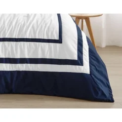 Sweet Jojo Designs Full/Queen Comforter Bedding Set Anchors Away Collection Blue And White 3pc -Smart Baby Decor GUEST 4b1fda4d 4305 44ac 987f 9f3b3ec9729c