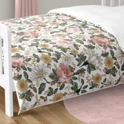 Sweet Jojo Designs Girl Toddler Bedding Set Vintage Floral Pink Green And Yellow 5 Pc 12 Sweet Jojo Designs Girl Toddler Bedding Set Vintage Floral Pink Green And Yellow 5 Pc -Smart Baby Decor GUEST 4c426c24 1db4 4e91 a0ce c5b07e114a61