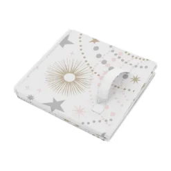 Sweet Jojo Designs Girl Fabric Storage Toy Bin Celestial Pink Gold And Grey -Smart Baby Decor GUEST 521487ab 134f 45fe 8e6e 0b18a98318d7