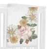Sweet Jojo Designs Girl Milestone Swaddle Baby Blanket Vintage Floral Collection