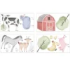 Sweet Jojo Designs Boy Or Girl Gender Neutral Unisex Wall Decal Stickers Art Nursery Décor Farm Animals Multicolor 4pc 2 Sweet Jojo Designs Boy Or Girl Gender Neutral Unisex Wall Decal Stickers Art Nursery Décor Farm Animals Multicolor 4pc -Smart Baby Decor GUEST 52c9e578 4573 4142 8951 f60374f6ad7c