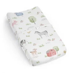 Sweet Jojo Designs Gender Neutral Unisex Changing Pad Sheet Farm Animals Multicolor -Smart Baby Decor GUEST 5c3e1612 1a2d 47a2 81d5 3ba8f3f5cc8c