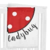Sweet Jojo Designs Girl Baby Milestone Blanket Polka Dot Ladybug Red Black And White -Smart Baby Decor GUEST 5c720090 76b4 4ee0 9d95 131e3fcbb41d