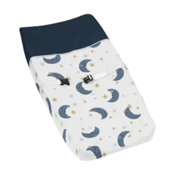 Sweet Jojo Designs Boy Or Girl Gender Neutral Unisex Changing Pad Cover Bear And Moon Blue And Gold -Smart Baby Decor GUEST 5d259504 e854 46ef bf4a 16ffa8541ff8