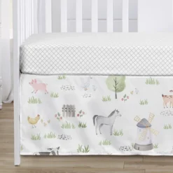 Sweet Jojo Designs Boy Or Girl Gender Neutral Unisex Baby Crib Bed Skirt Farm Animals -Smart Baby Decor GUEST 5d995cea 83b8 4fb2 baeb ee6518215a50