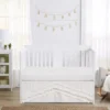 Sweet Jojo Designs Boy Or Girl Gender Neutral Unisex Baby Crib Bed Skirt Bohemian Fringe Off White
