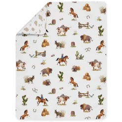 Sweet Jojo Designs Boy Toddler Bedding Set Country Western Taupe Brown And Cream 5pc -Smart Baby Decor GUEST 5eae0e09 2e30 4b7d b13a 90a750ae4620