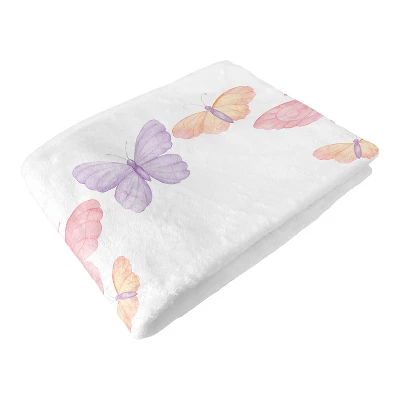 Sweet Jojo Designs Girl Baby Milestone Blanket Butterfly Blush Pink And Purple 7 Sweet Jojo Designs Girl Baby Milestone Blanket Butterfly Blush Pink And Purple - Image 5