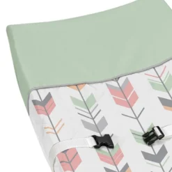 Sweet Jojo Designs Changing Pad Cover - Mod Arrow - Coral/Mint -Smart Baby Decor GUEST 6178785f f761 4972 882a 8bb3dc89c321