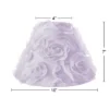Sweet Jojo Designs Girl Empire Lamp Shade 4in.x7in.x10in. Rose Lavender