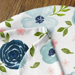 Sweet Jojo Designs Girl Support Nursing Pillow Cover (Pillow Not Included) Watercolor Floral Blue Green And Pink -Smart Baby Decor GUEST 6628a5a1 f80e 43e6 8d91 13e7fd802731