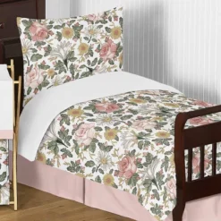 Toddler Bedding Collection Vintage Floral Pink/Green - Sweet Jojo Designs -Smart Baby Decor GUEST 6989a82e 4552 4e8e 894f 2c988827e9de