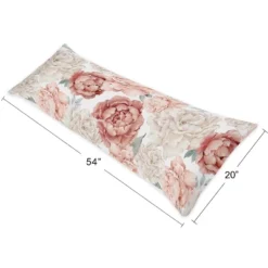Sweet Jojo Designs Girl Body Pillow Cover (Pillow Not Included) 54in.x20in. Peony Floral Garden Pink And Ivory 7 Sweet Jojo Designs Girl Body Pillow Cover (Pillow Not Included) 54in.x20in. Peony Floral Garden Pink And Ivory -Smart Baby Decor GUEST 6c11cb21 09bd 4947 83e9 4bc6814461dd