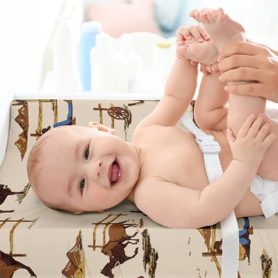 Sweet Jojo Designs Boy Changing Pad Sheet Wild West Cowboy Multicolor 4 Sweet Jojo Designs Boy Changing Pad Sheet Wild West Cowboy Multicolor - Image 2