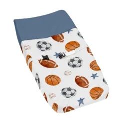 Sweet Jojo Designs Boy Changing Pad Cover Watercolor Sports Theme Multicolor -Smart Baby Decor GUEST 6dfd1e5f a7fd 4a5f b98e 6377533236fe