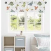 Sweet Jojo Designs Window Valance Treatment 54in. Watercolor Dinosaur Dino Multicolor -Smart Baby Decor GUEST 7ece260b 3e81 4409 b929 ad3e30258bb5
