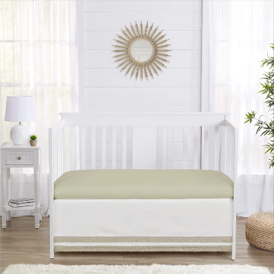 Sweet Jojo Designs Girl Baby Crib Bed Skirt Watercolor Floral Garden White And Taupe 3 Sweet Jojo Designs Girl Baby Crib Bed Skirt Watercolor Floral Garden White And Taupe