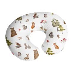 Sweet Jojo Designs Boy, Girl, Unisex/Gender Neutral Support Nursing Pillow Cover (Pillow Not Included) Watercolor Woodland Forest Animals Multicolor -Smart Baby Decor GUEST 8377350c 406b 404b ab5f c10d84d29cd4
