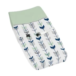 Sweet Jojo Designs Gender Neutral Unisex Changing Pad Cover Mod Arrow Grey Blue And Green -Smart Baby Decor GUEST 86fcc5ca a2cd 42d2 aaaf 36f6931dc48b