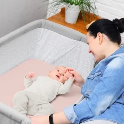 Sweet Jojo Designs Girl Baby Bassinet Fitted Sheets Set Ballerina And Ballet Bows Pink And White 2pc -Smart Baby Decor GUEST 89eb43d8 4027 4f39 b013 45285c7ed800 1