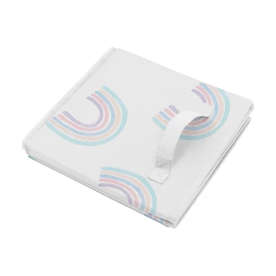Sweet Jojo Designs Fabric Storage Bins Set Multicolor Rainbows 5 Sweet Jojo Designs Fabric Storage Bins Set Multicolor Rainbows - Image 3