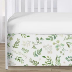 Sweet Jojo Designs Boy Or Girl Gender Neutral Unisex Baby Crib Bedding Set - Botanical Leaf Collection 4pc -Smart Baby Decor GUEST 8f7dbd44 eb57 4f3b ad85 83703e18acde